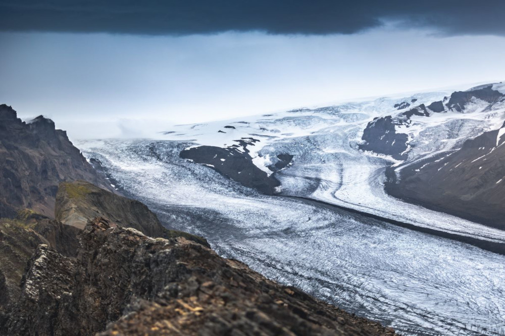 Picture of Skaftafell glacier.