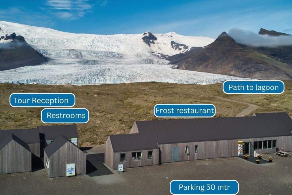 Fjallsarlon glacier lagoon - service center - Details