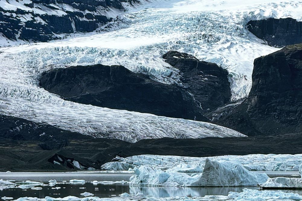 Fjallsarlon Spring autumn Glacier Lagoon