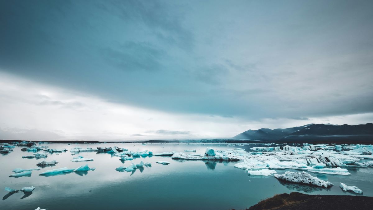 Jokulsarlon view - close to Fjallsarlon
