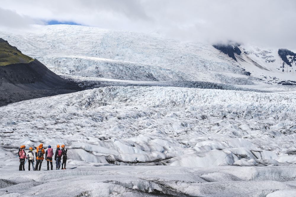 Fjallsarlon Arctic Glacier Hike South Iceland @ Norbphoto