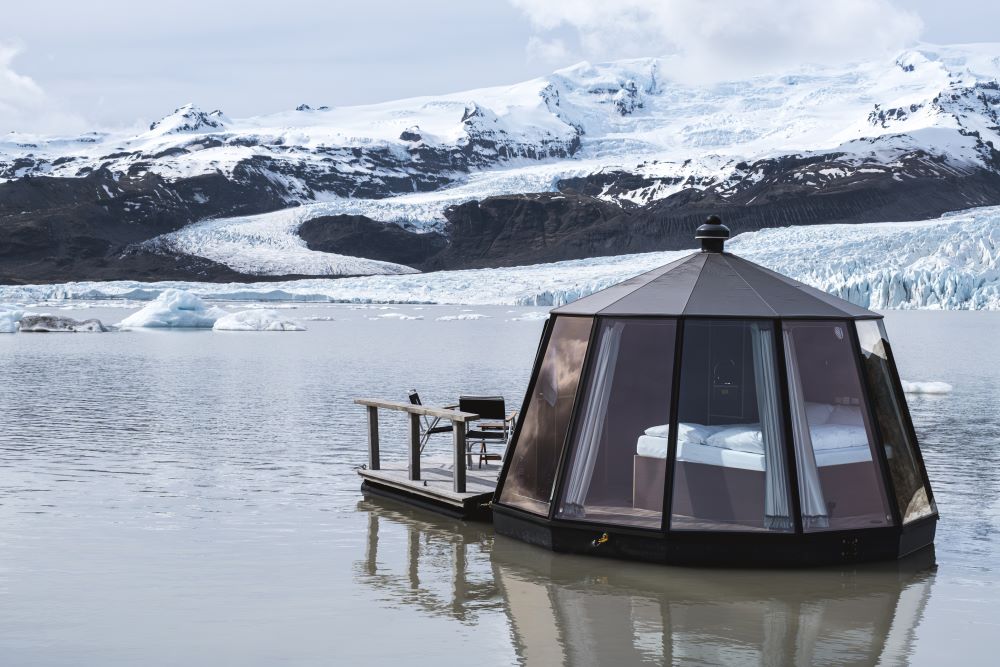 Fjallsarlon unique stay Overnight Adventure Iceland