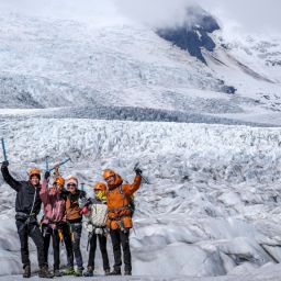 A glacier hike on Fjallsjökull glacier is a once in a lifetime experience.