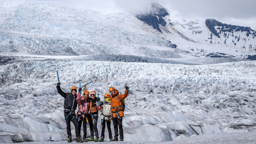 A glacier hike on Fjallsjökull glacier is a once in a lifetime experience.