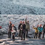 A glacier hike with small groups ensures an intimate and enjoyable experience.