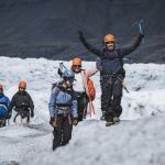 It’s better to remove layers during your glacier hike than to get cold or wet.