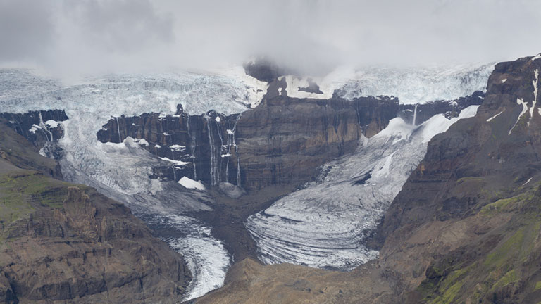 Morsárfoss Morsárfoss is Iceland’s highest waterfall and we only discovered after the glacier receded further into the valley.