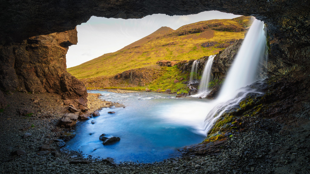 Skútafoss-waterfall
